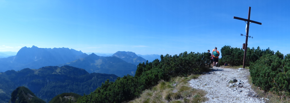 Panorama mit Kaisergebirge